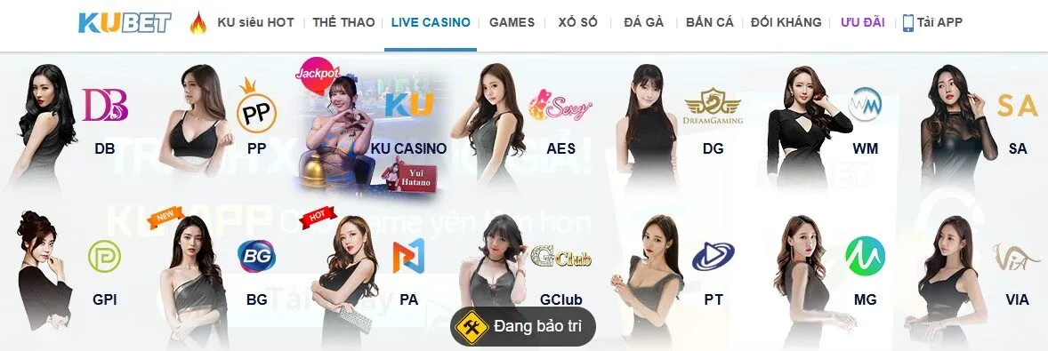 Casino với dàn nữ dealer bốc lửa